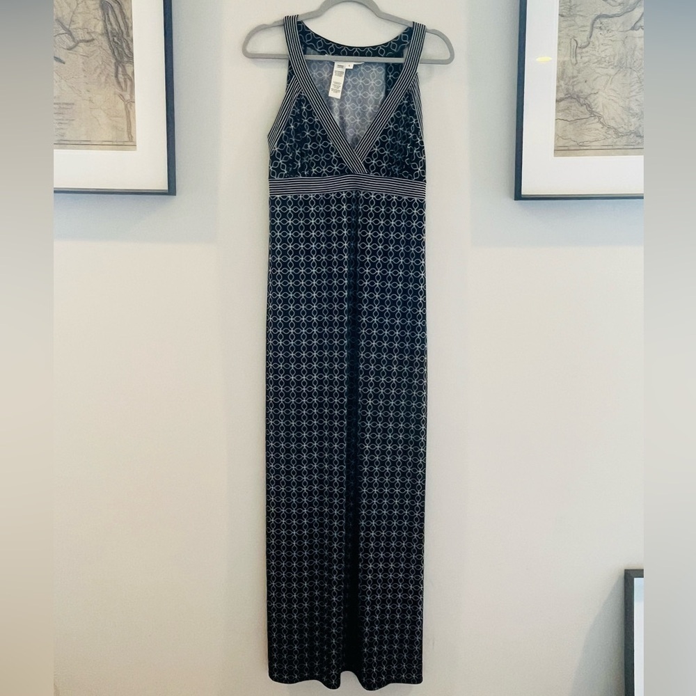 Max Studio Monochrome Patterned maxi Dress